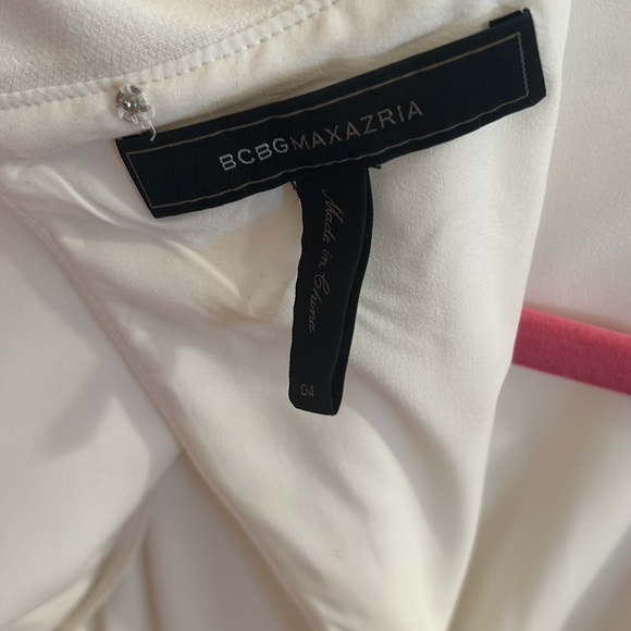 white bcbg dress size 4 worn once - Picture 4 of 4